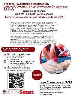 FDNY CPR AND AED TRAINING FOR PARENTS/CAREGIVERS SPANISH